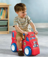 Sit & Roll Fire Truck